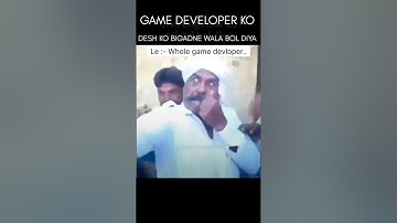 When joke😜 gone wrong❌️ As game devloper #memes #behindthescene #gamedeveloper #youtubeshorts #game