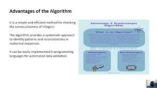 CONSICUTIVE INTEGER CHECKING ALGORITHM