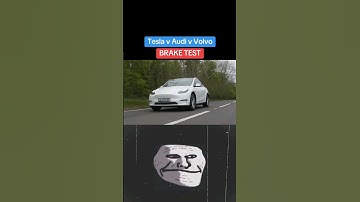 Tesla v Audi V Volvo: BRAKE TEST!