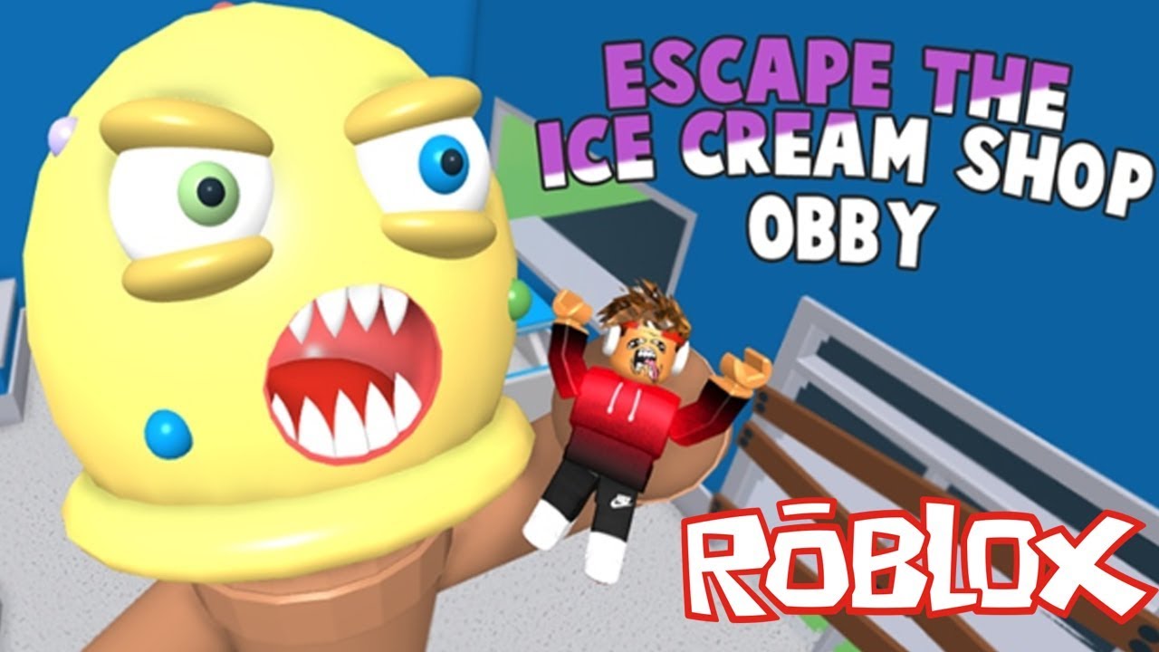 Escape The Ice Cream Shop Obby Fun Roblox Game Youtube - escape the evil ice cream roblox