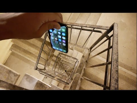 dropping-an-iphone-xs-down-crazy-spiral-staircase-300-feet---will-it-survive?