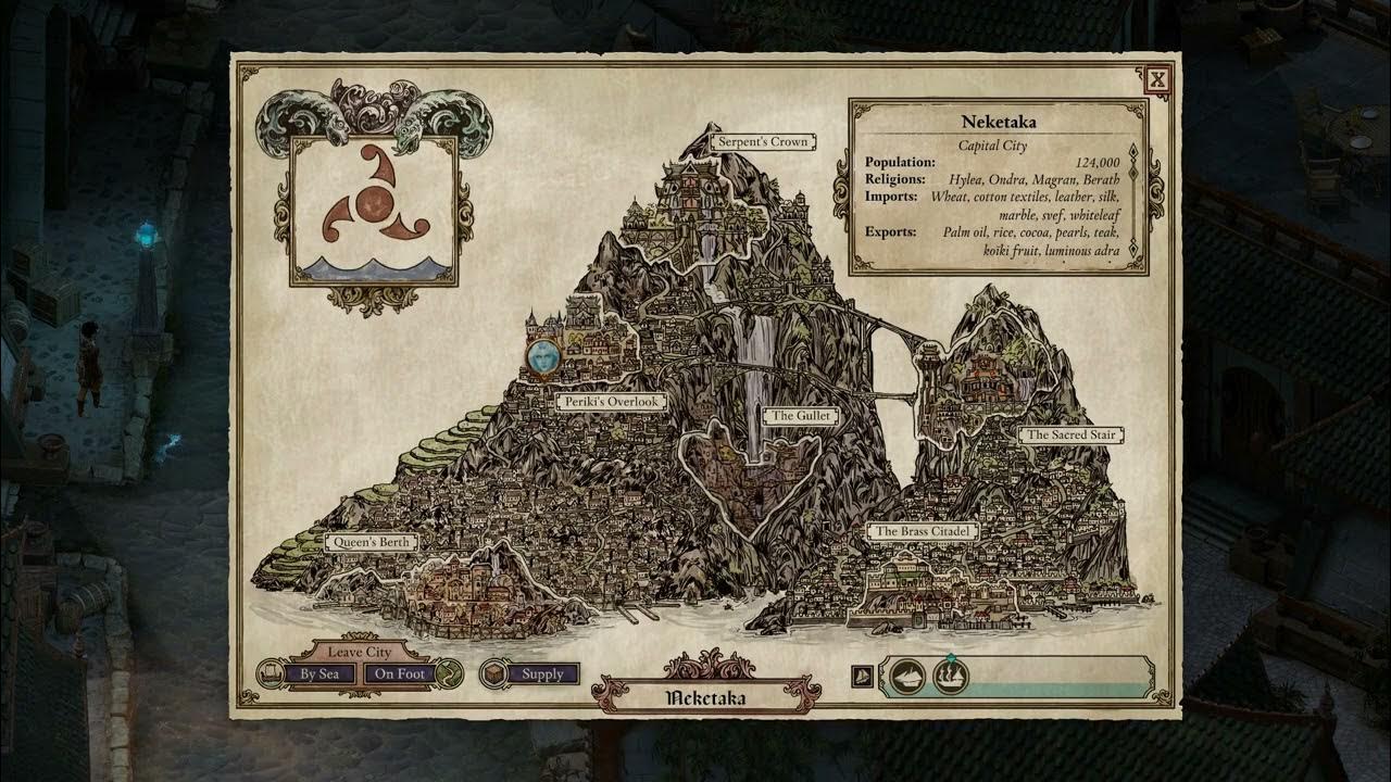 Pillars of Eternity 2 (Good) Path of the Damned Mapping the