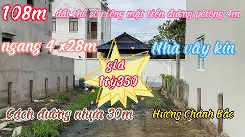 ❤️ 108m đất thổ sổ riêng mặt tiền xe tải cách đường nhựa 30m Mỹ Lộc Cần Giuộc giá rẻ