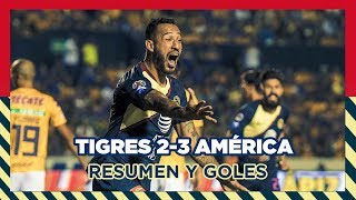 Tigres 2-3 Club América | Resumen - todos los goles | Jornada 13 | Liga MX | Apertura 2018
