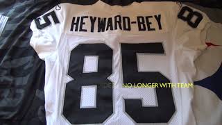 Steelers heyward bey raiders jersey pickup