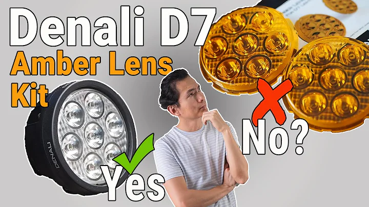 Before you install Denali D7 Amber Lens Kit, Watch This! (with night ride)