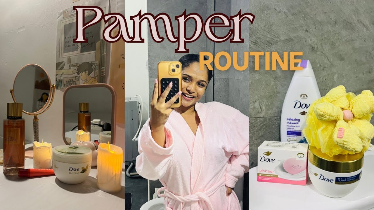PAMPER ROUTINE 🧽🫧 | Body care 🧴🎀| Hair care 💆🏻‍♀️ Smell good all day 🌬️🪻