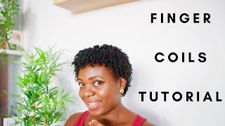 Finger Coils On Twa 4c Natural Hair Beautywithprincess 4c Twa