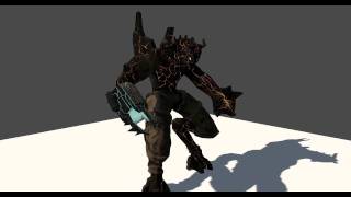Golem Baked Textures Test  2: Emissive ON!
