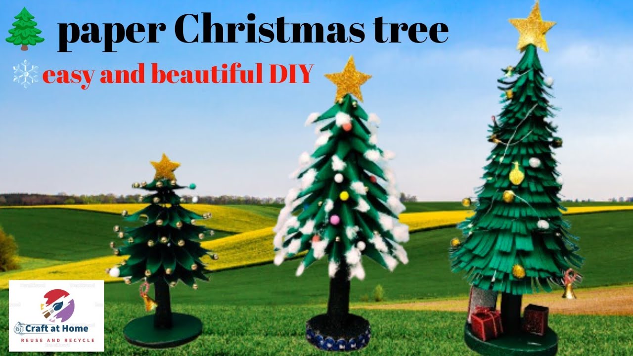 #trending Christmas tree#paper craft ❄️🌲 YouTube video