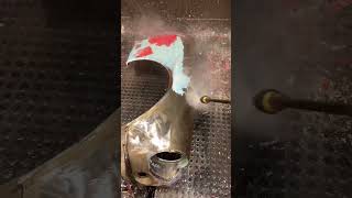 Pressure Washing The Paint Off A Fender After A Chemical Bath. #Cars #Asmr #Paint #Restoration