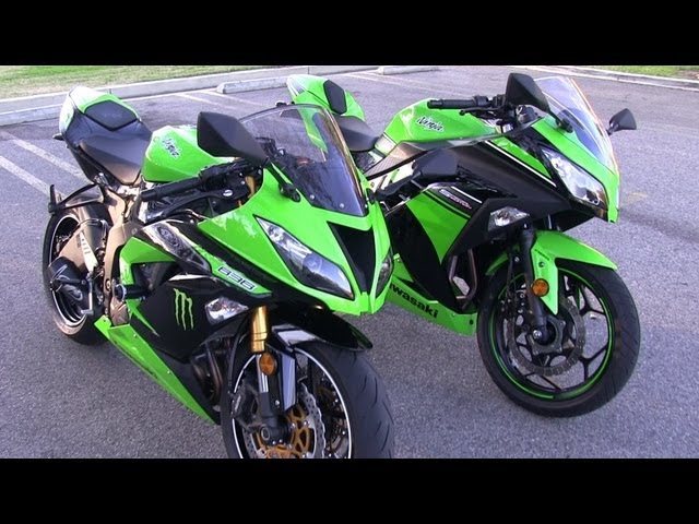 2013 Kawasaki NINJA 636 ZX6R & Ninja 300 Side by Side Physical