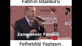 Recep Tayyip Erdoğan Fatih'in İstanbul'u Fethettiği Yaştasın. Resimi