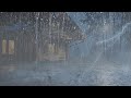 Heavy Rain and & Thunderstorm Sounds for sleeping - Relaxing Rain Ambiance (LIVE)