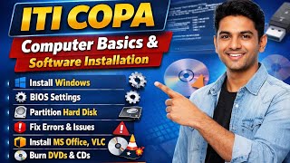 Computer Basics & Software Installation | BIOS, Windows Install, Partition, Troubleshooting |