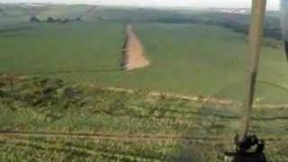 Pouso na Pista Agrícola - Americana-SP