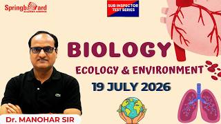 GENERAL SCIENCE | S.I.2021 TEST SERIES 2026 I PAPER DIS. I By Dr. MANOHAR SIR I Springboard Jodhpur