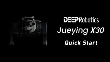 X30 quadruped robot unboxing and instructions