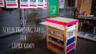 Making a Screen Printing Table for Laura Kampf | 10 Makers