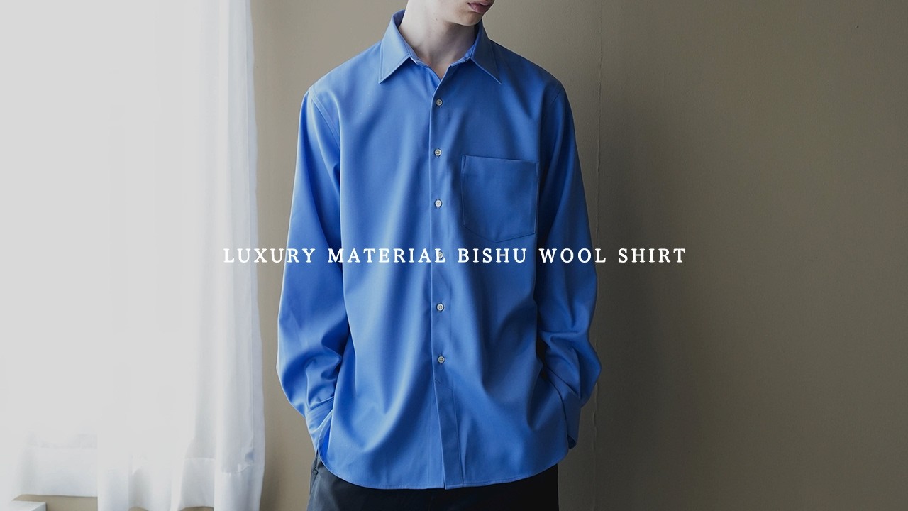 CTHY Super140’s BISHU WOOL 2026.04.10. Fri. Release｜LUXURY MATERIAL BISHU WOOL SHIRT - YouTube