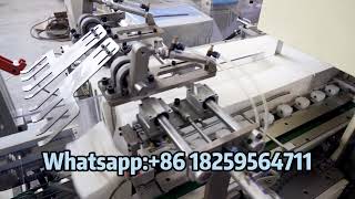 Fully automatic paper feeding napkin machine