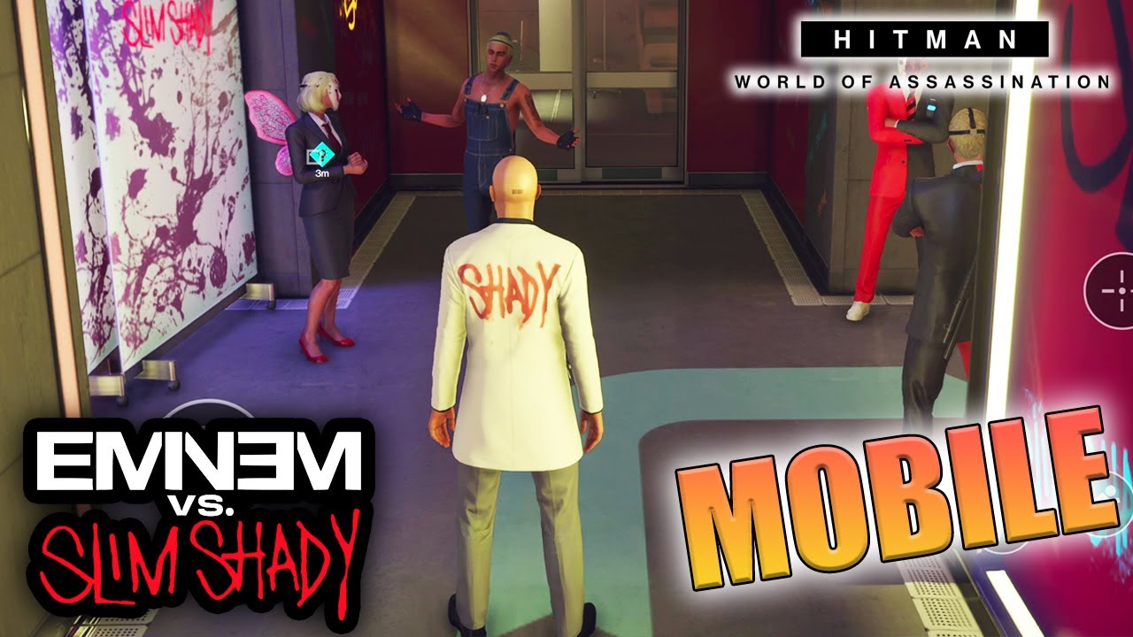 HITMAN WOA Mobile Gameplay Walkthrough Part 15 (iPad Pro M5) - Eminem vs. Slim Shady