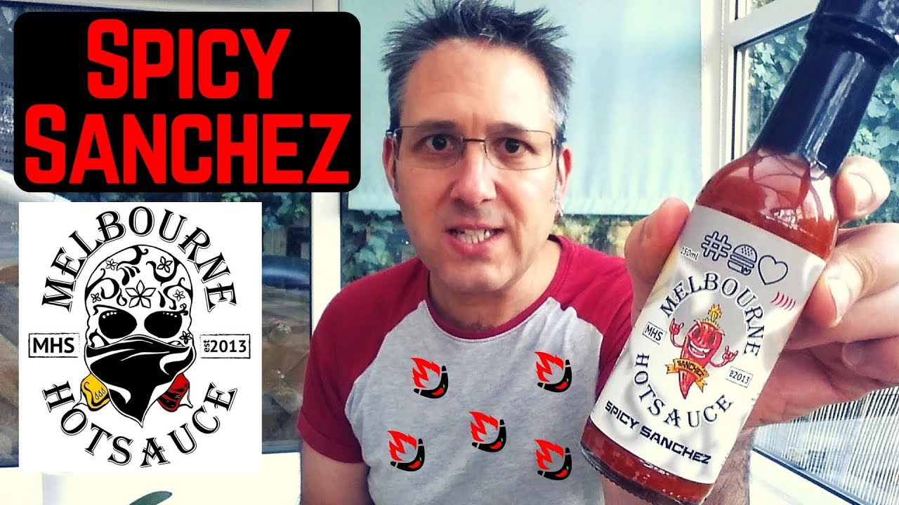 SPICY SANCHEZ by MELBOURNE HOT SAUCE with Carolina Reaper Chillies #burgerlove - AussieHotSauces.com