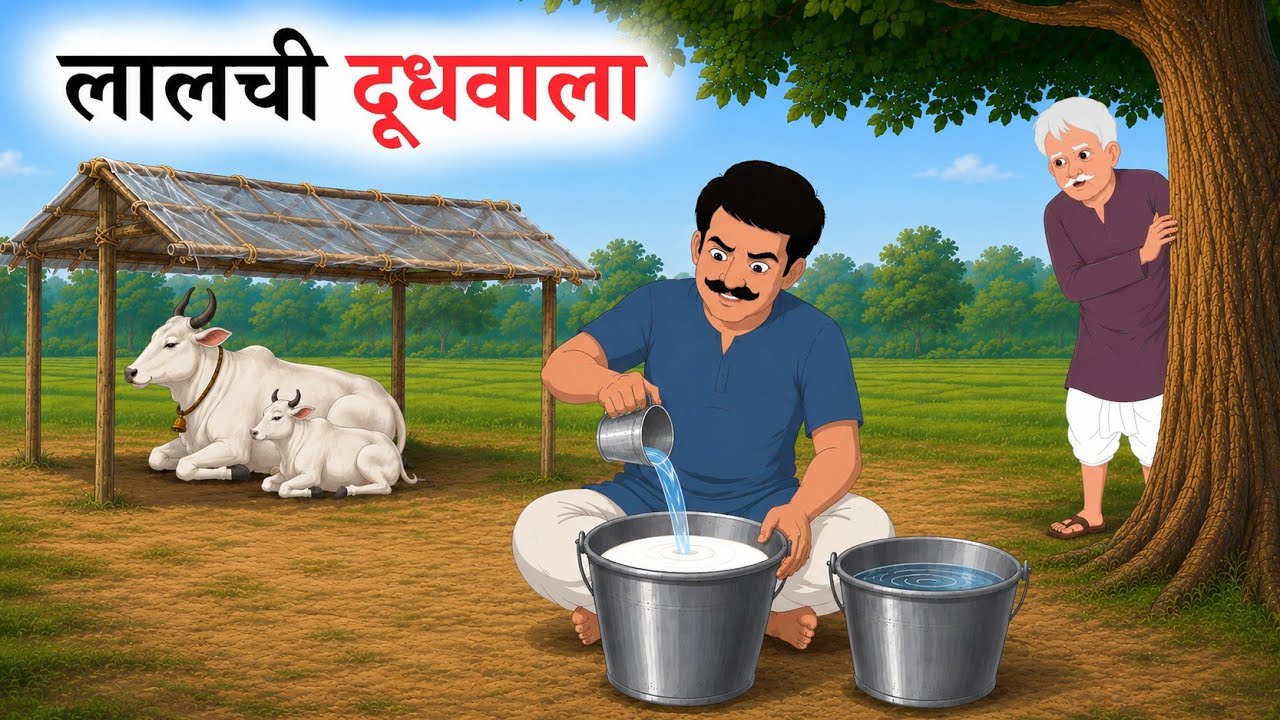 लालची दूधवाले का बड़ा राज | Hindi Kahaniyan | Moral Stories in Hindi | Family Emotional Kahani