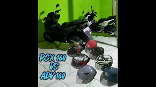 ADV 160 VS PCX 160 , Review Helm Apa Yang Masuk Di Dalam Jog Motor Ini