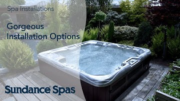 Gorgeous Sundance® Spas Installation Options