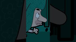 Mr. Bean Scares Mrs Wicket 👻 #MrBean #MrBeanAnimated #Shorts | ZeeKay Cartoons