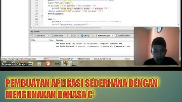 Pembuatan aplikasi sederhana menggunakan bahasa c (UAS)