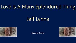 Jeff Lynne Love Is A Many Splendored Thing KARAOKE