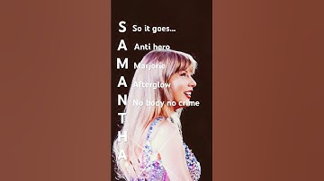 Your name your Taylor Swift songs🫶🏻 #taylorswift #taylorswiftversion #taylorswifteras