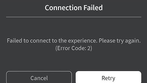 How to Fix Roblox Error Code 2 Mobile | Roblox Failed to Connect to Experience