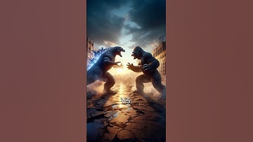 KONG VS GODZILLA: EPIC 8K Cinematic Monster Battle | Who Will Win? #shorts