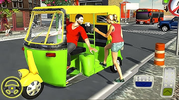 Tuk Tuk Auto Rickshaw Driver - City Indian Transport Parking | Android Gameplay