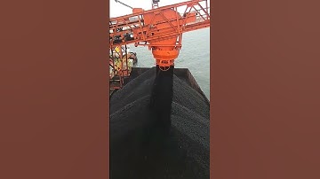Coal Barge Loading Conveyor system#conveyorsystems #scada #shorts #coalcrusher #feedshorts #trending