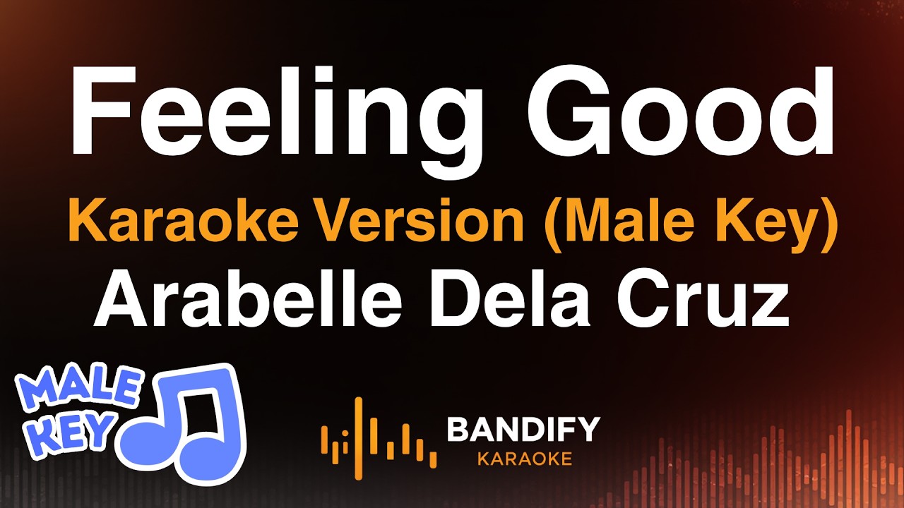 FEELING GOOD - Arabelle Dela Cruz Veiled Cup 2026 (Karaoke Version) (Male Key) | Full Band