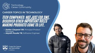 Tech Companies: NOT Just for SWE.  Discover Other Important Roles Making Products Come to Life.