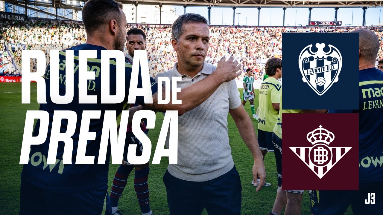 Rueda de prensa de Luis Castro posterior al encuentro ante el Real Betis.