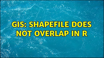 GIS: shapefile does not overlap in R