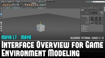 Maya Beginner Tutorial 2/13: Interface Overview for Game Environment Modeling