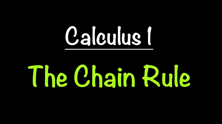 The Chain Rule | Calculus 1 | Math with Professor V