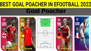 Top 21 Goal Poacher In eFootball 2022 Mobile | Best Finishers In eFootball