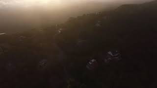Beech Mountain, North Carolina.  Flight at sunrise