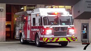 Vancouver Fire &amp; Rescue Services - Rescue Engine 7 Responding