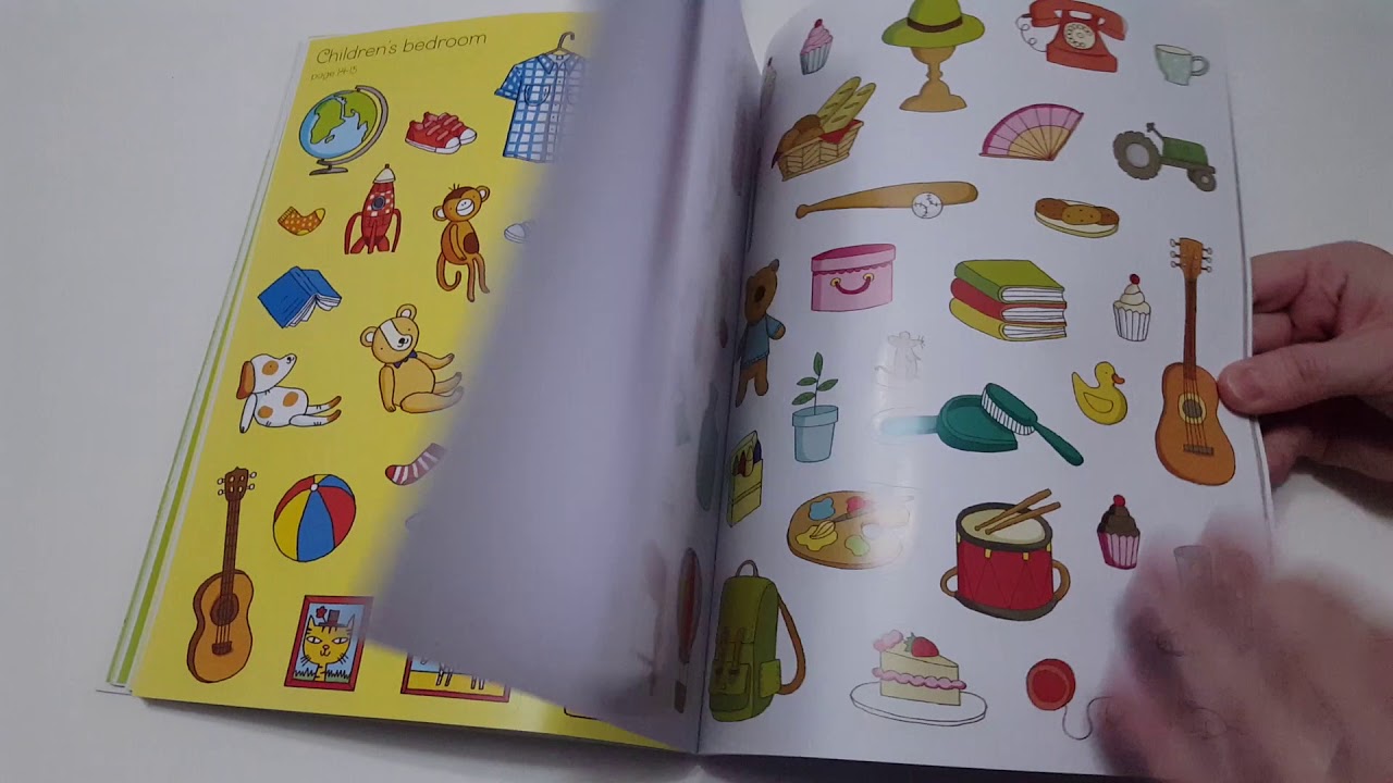 USBORNE DOLL'S HOUSE STICKER BOOK YouTube