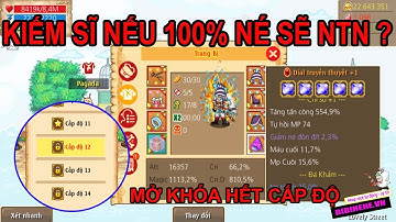 Hải tặc tí hon: Kiếm sĩ làm được 100% né khi mặc đồ 10x và phá được ải khóa 11, 12, 13, 14