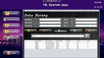 Perancangan Sistem Inventory Gudang Pada Toko Bangunan Syariah Jaya Berbasis Java Netbeans